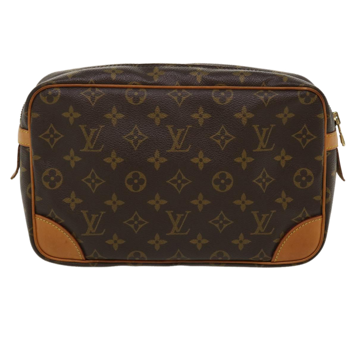 LOUIS VUITTON Monogram Compiegne 28 Clutch Bag M51845 LV yk5869