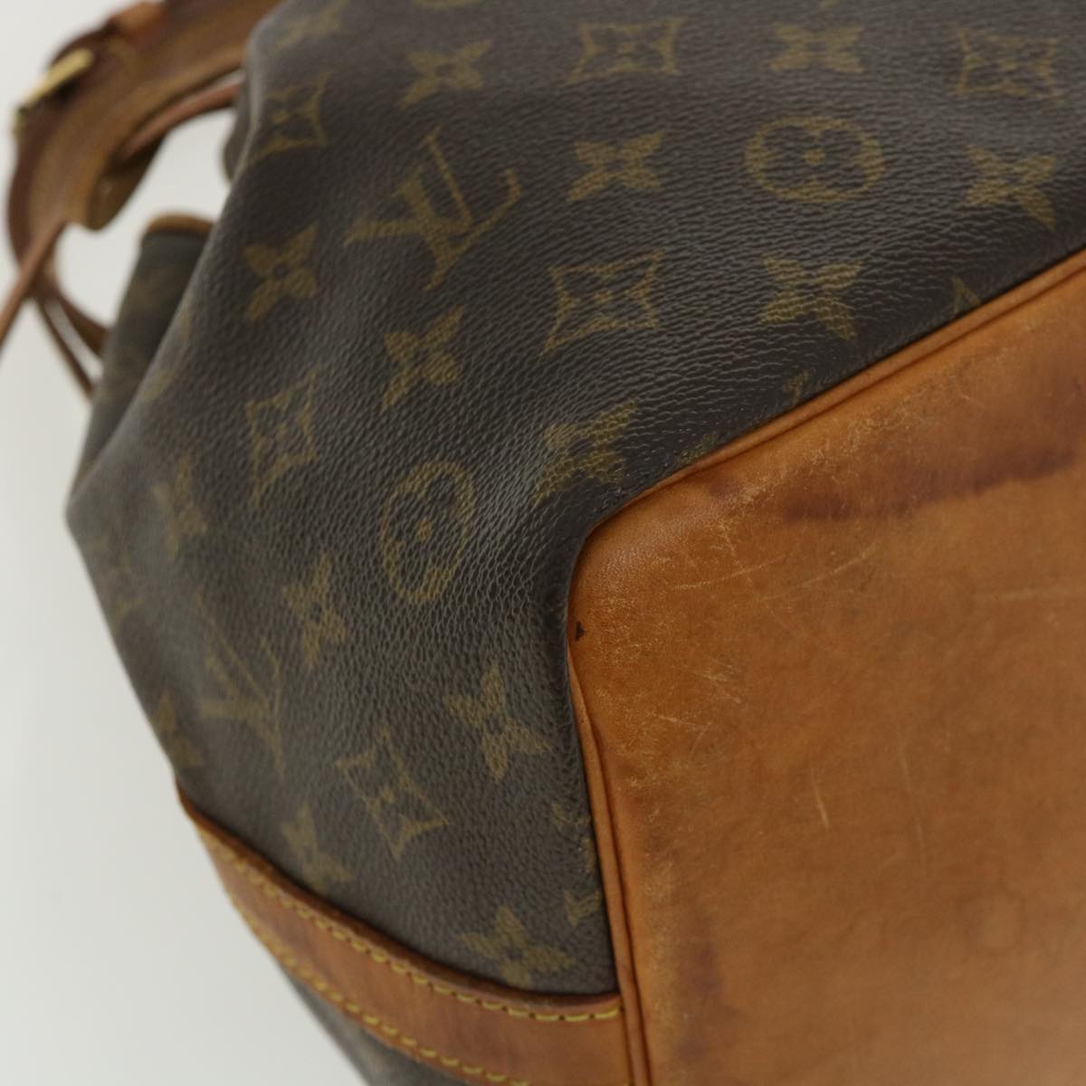 LOUIS VUITTON Monogram Petit Noe Shoulder Bag M42226 LV yk5923