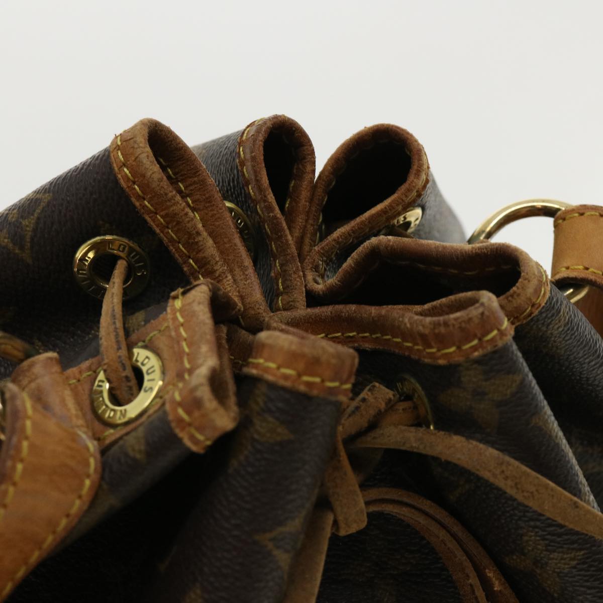 LOUIS VUITTON Monogram Petit Noe Shoulder Bag M42226 LV yk5923