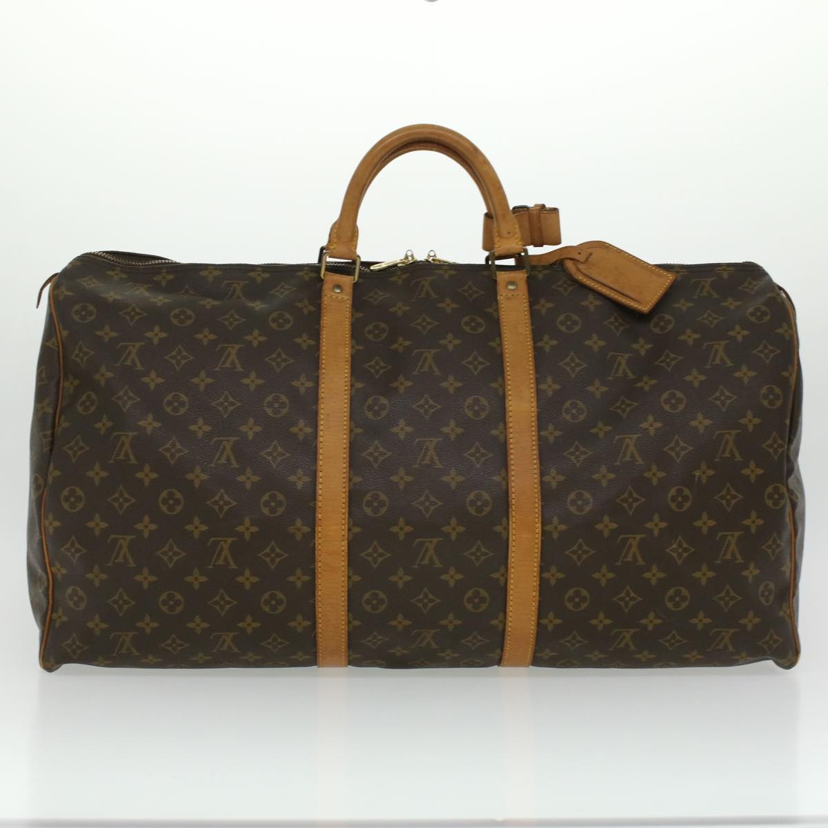 LOUIS VUITTON Monogram Keepall 60 Boston Bag M41422 LV yk5936