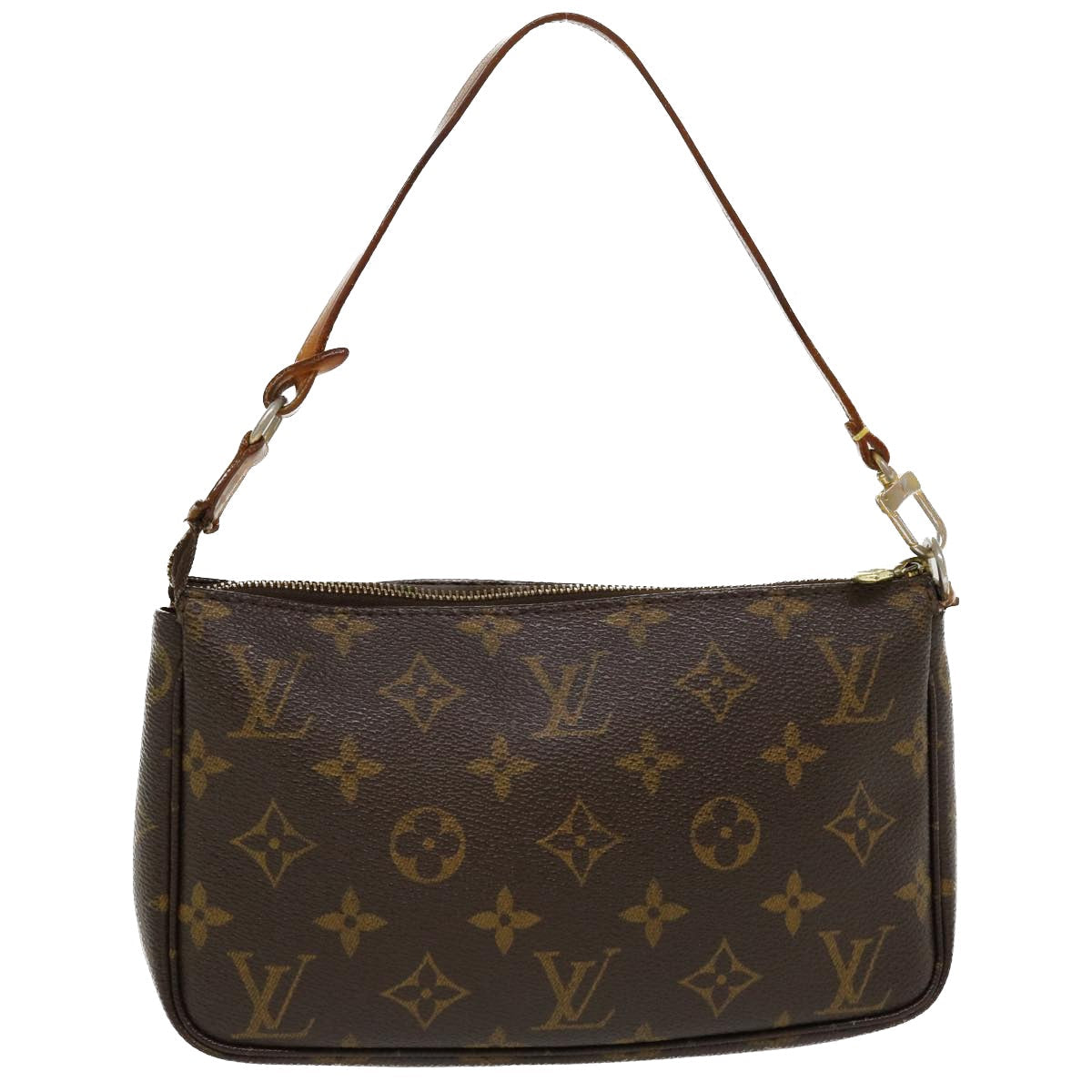 LOUIS VUITTON Monogram Pochette Accessoires Pouch M51980 LV yk5958