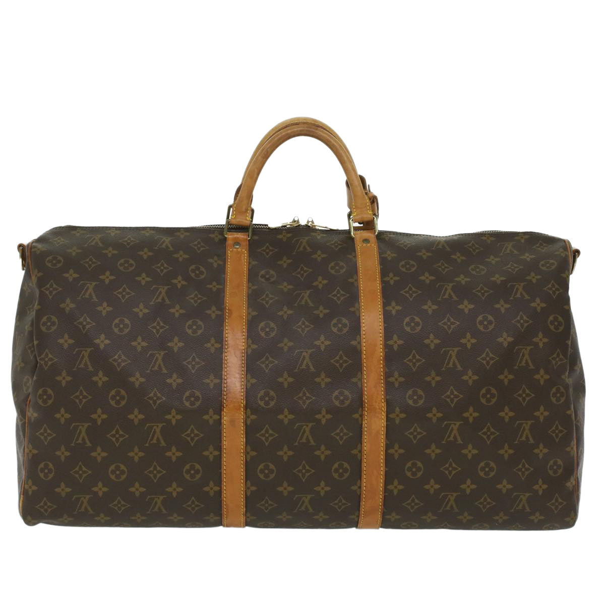 LOUIS VUITTON Monogram Keepall Bandouliere 60 Boston Bag M41412 LV yk5961