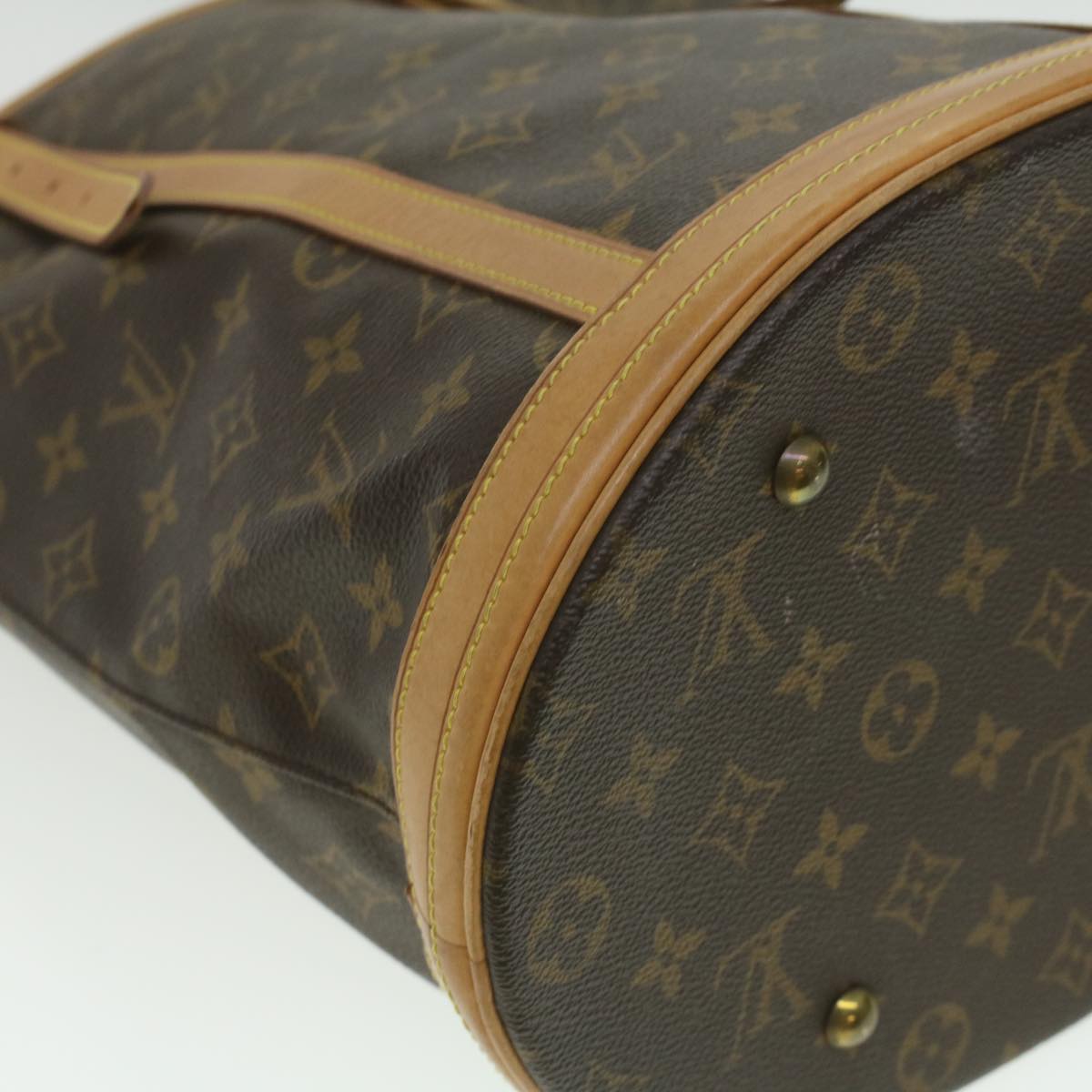 LOUIS VUITTON Monogram Bucket GM Shoulder Bag M42236 LV yk6013