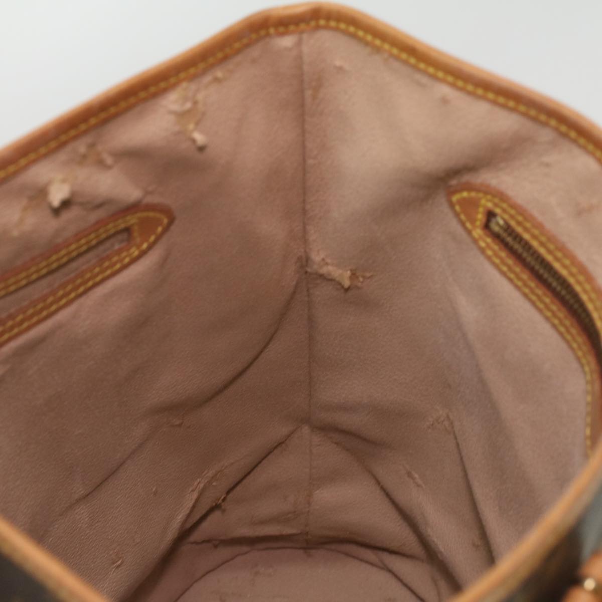 LOUIS VUITTON Monogram Bucket GM Shoulder Bag M42236 LV yk6013
