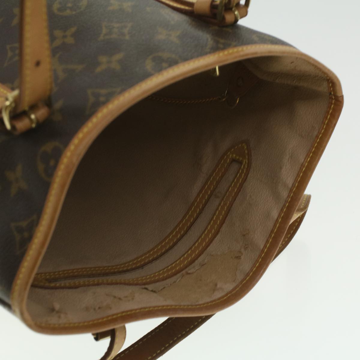LOUIS VUITTON Monogram Bucket GM Shoulder Bag M42236 LV yk6013