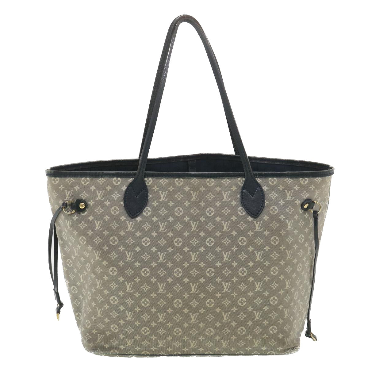 LOUIS VUITTON Monogram Idylle Neverfull MM Tote Bag Blue M40514 LV yk6127