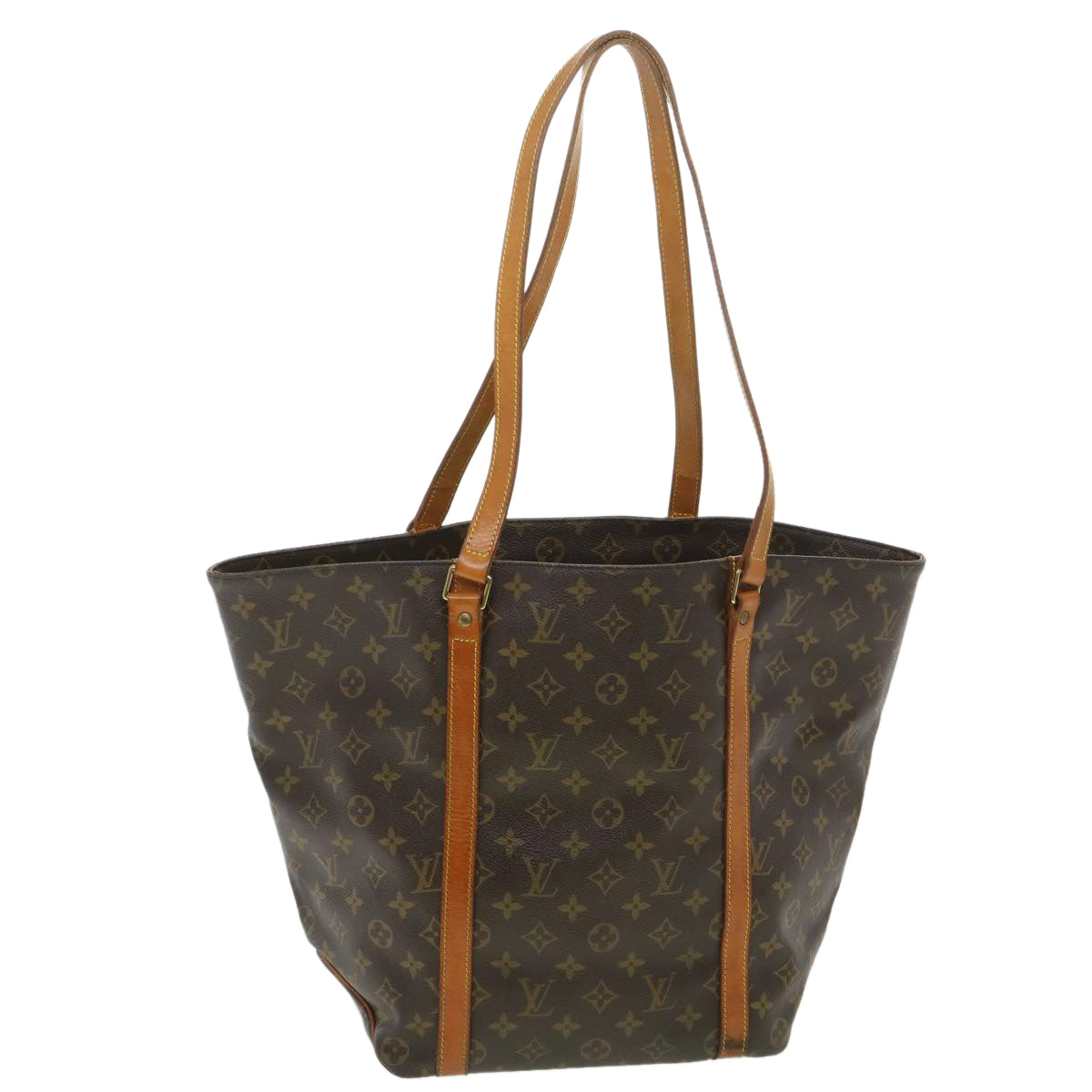 LOUIS VUITTON Monogram Sac Shopping Tote Bag M51108 LV yk6164B