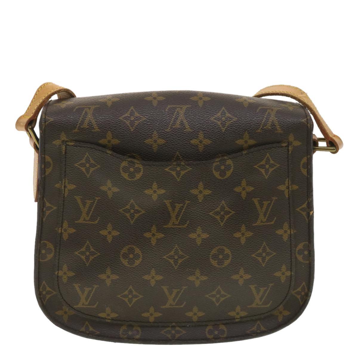 LOUIS VUITTON Monogram Saint Cloud GM Shoulder Bag M51242 LV yk6174B