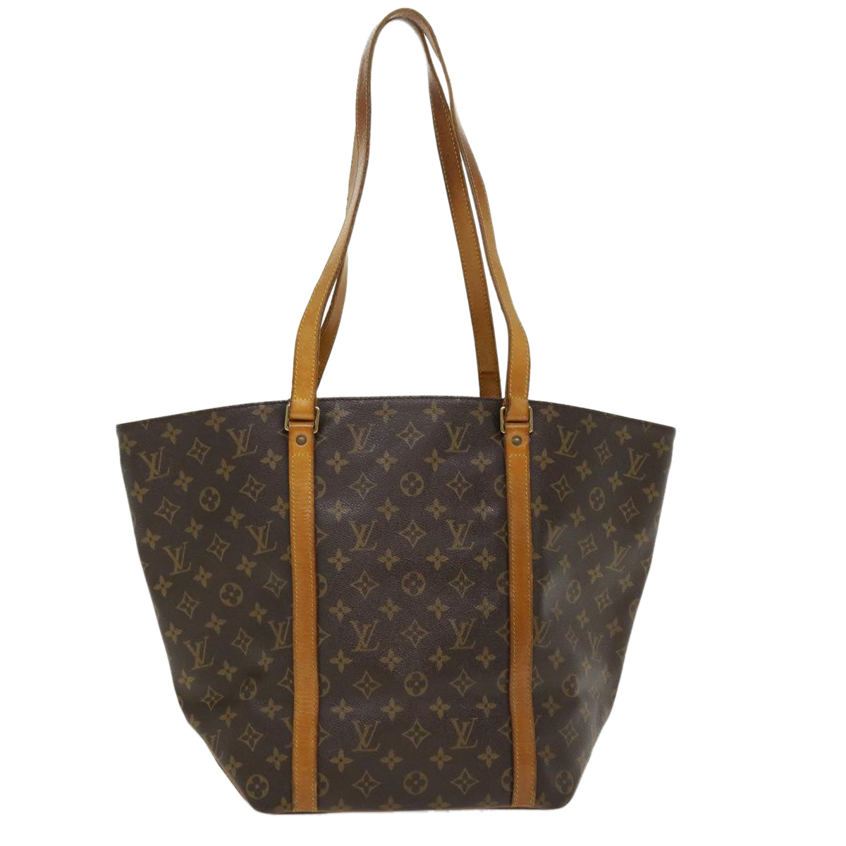 LOUIS VUITTON Monogram Sac Shopping Tote Bag M51108 LV yk6204B