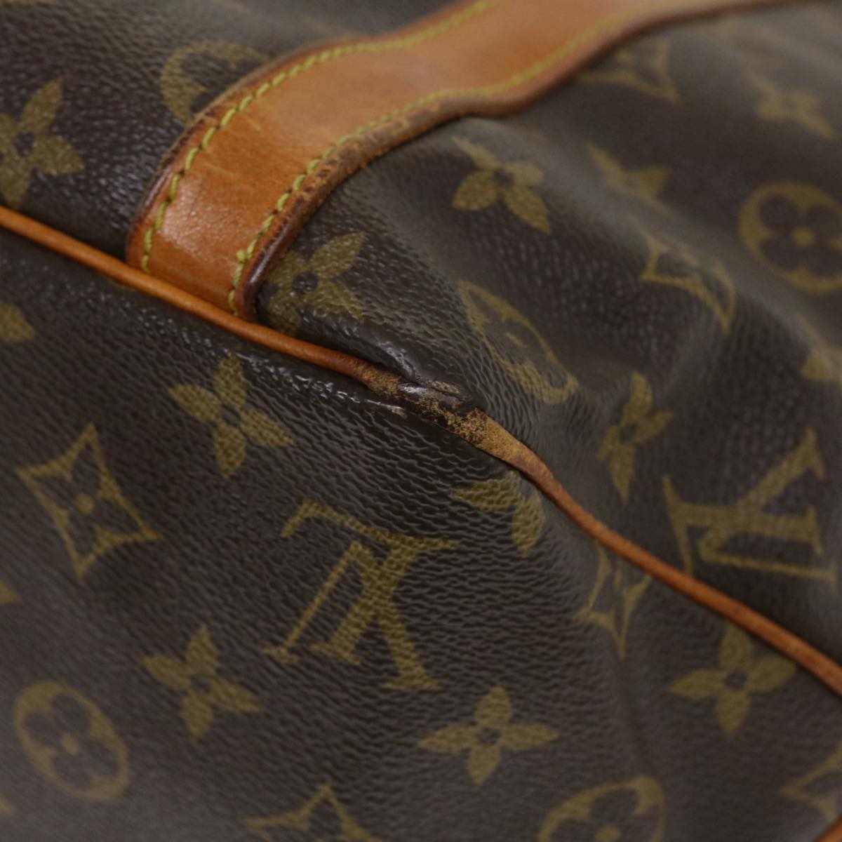 LOUIS VUITTON Monogram Sac Shopping Tote Bag M51108 LV yk6204B