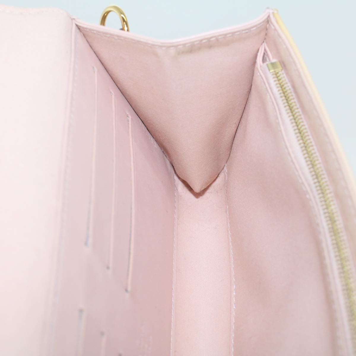 LOUIS VUITTON Vernis Rossmore MM Shoulder Bag Rose Angelique M90070 yk7248