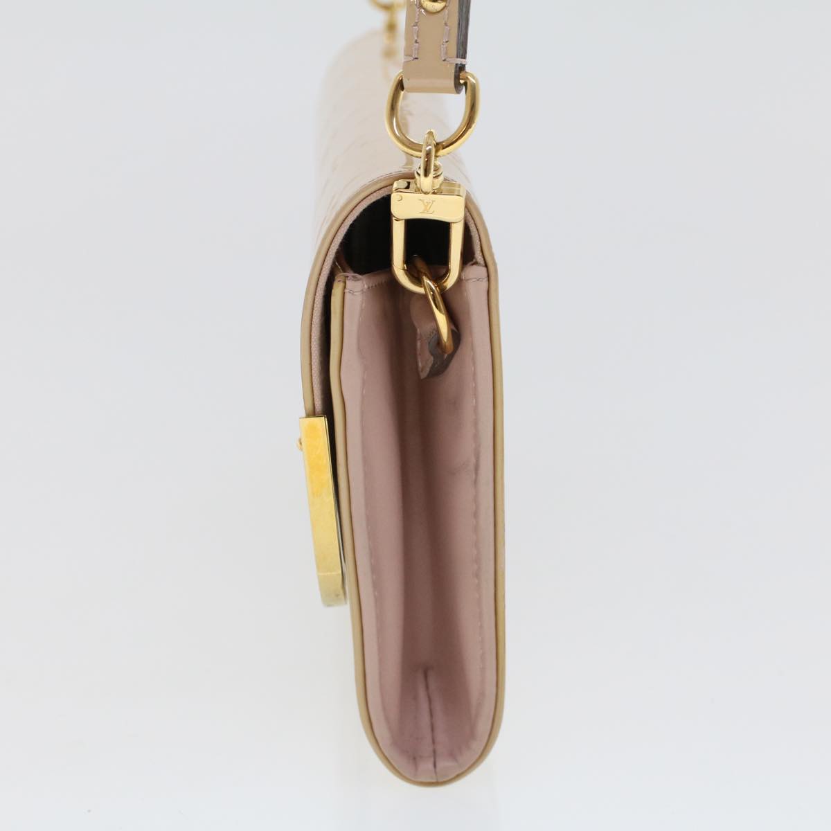 LOUIS VUITTON Vernis Rossmore MM Shoulder Bag Rose Angelique M90070 yk7248
