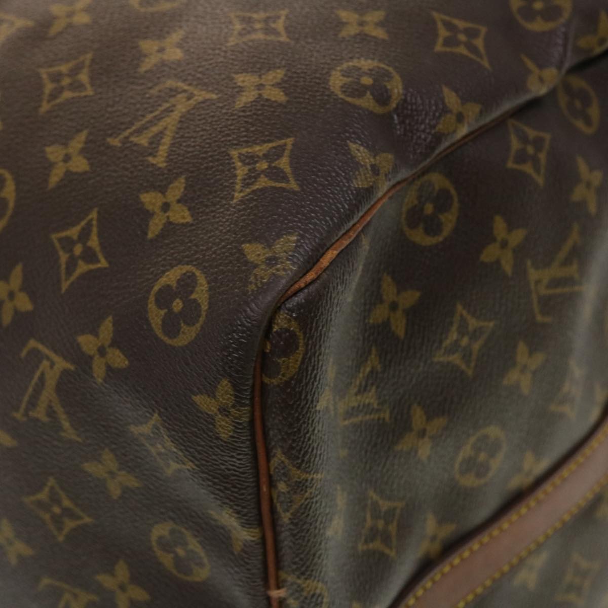 LOUIS VUITTON Monogram Keepall Bandouliere 60 Boston Bag M41412 LV yk7258