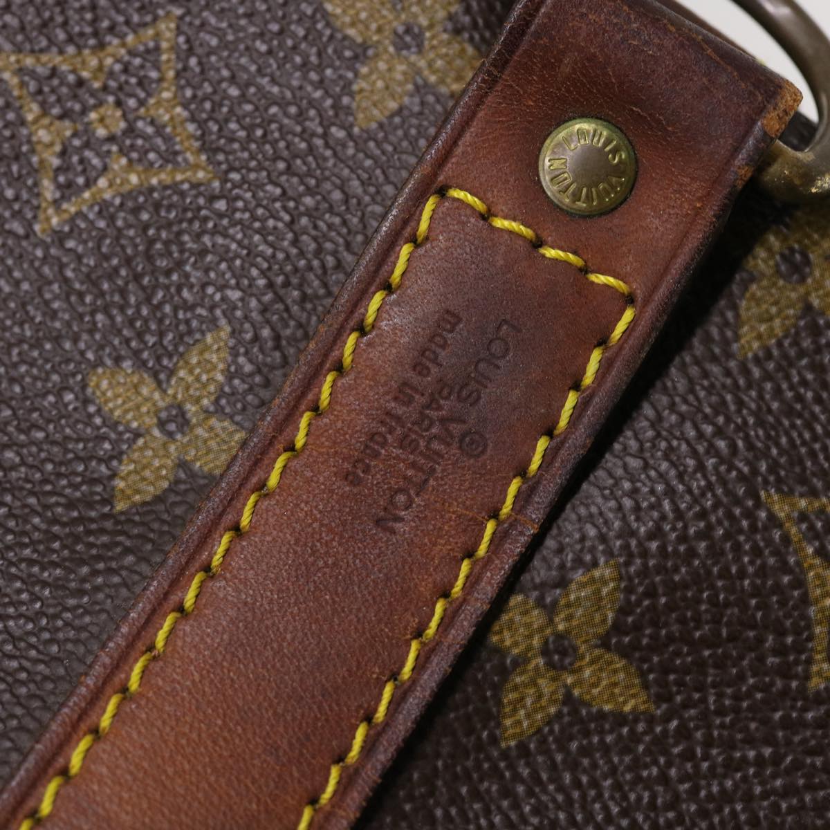 LOUIS VUITTON Monogram Keepall Bandouliere 60 Boston Bag M41412 LV yk7258