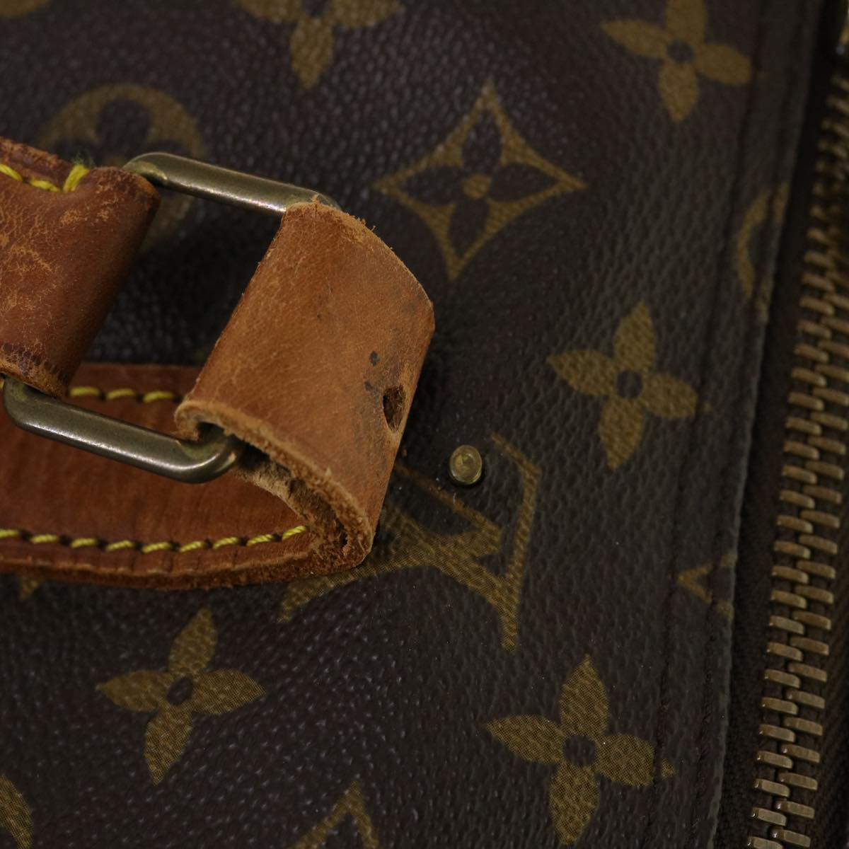 LOUIS VUITTON Monogram Keepall Bandouliere 60 Boston Bag M41412 LV yk7258