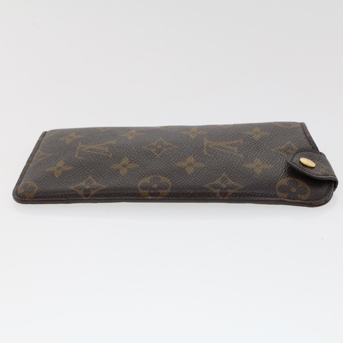 LOUIS VUITTON Monogram Etui Lunette MM Glasses Case M66544 LV yk7266