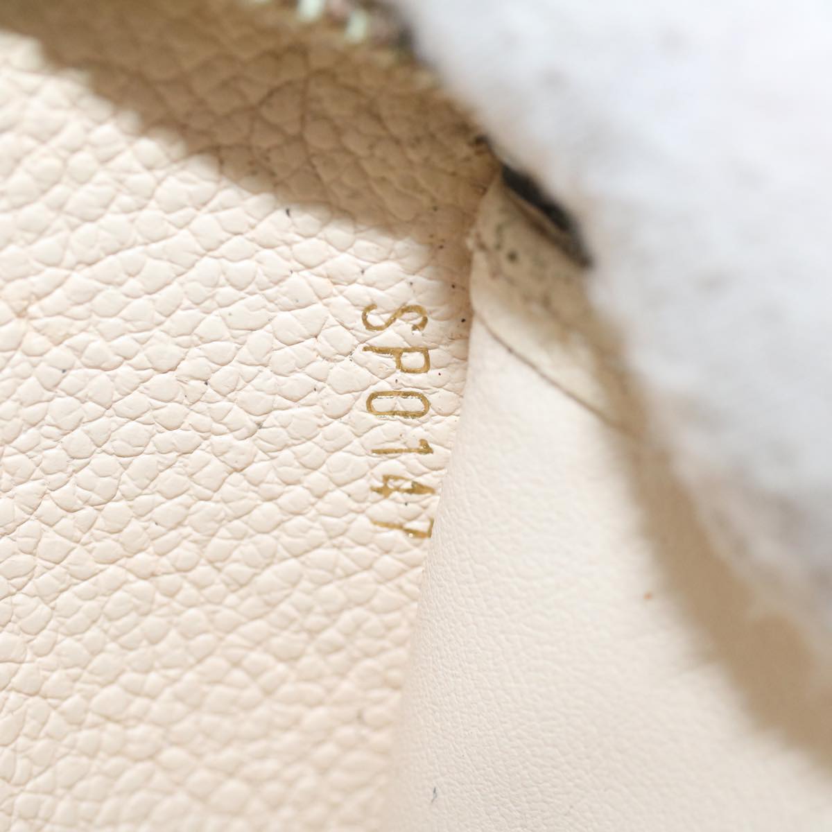 LOUIS VUITTON Monogram Empreinte Zippy Wallet White TN0146 LV yk7267