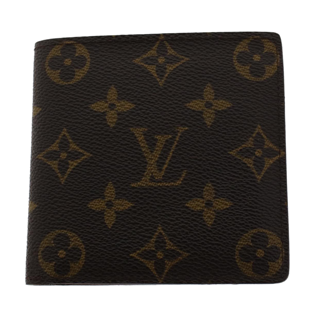 LOUIS VUITTON Monogram Portefeuille Marco Bifold Wallet M61675 LV yk7284