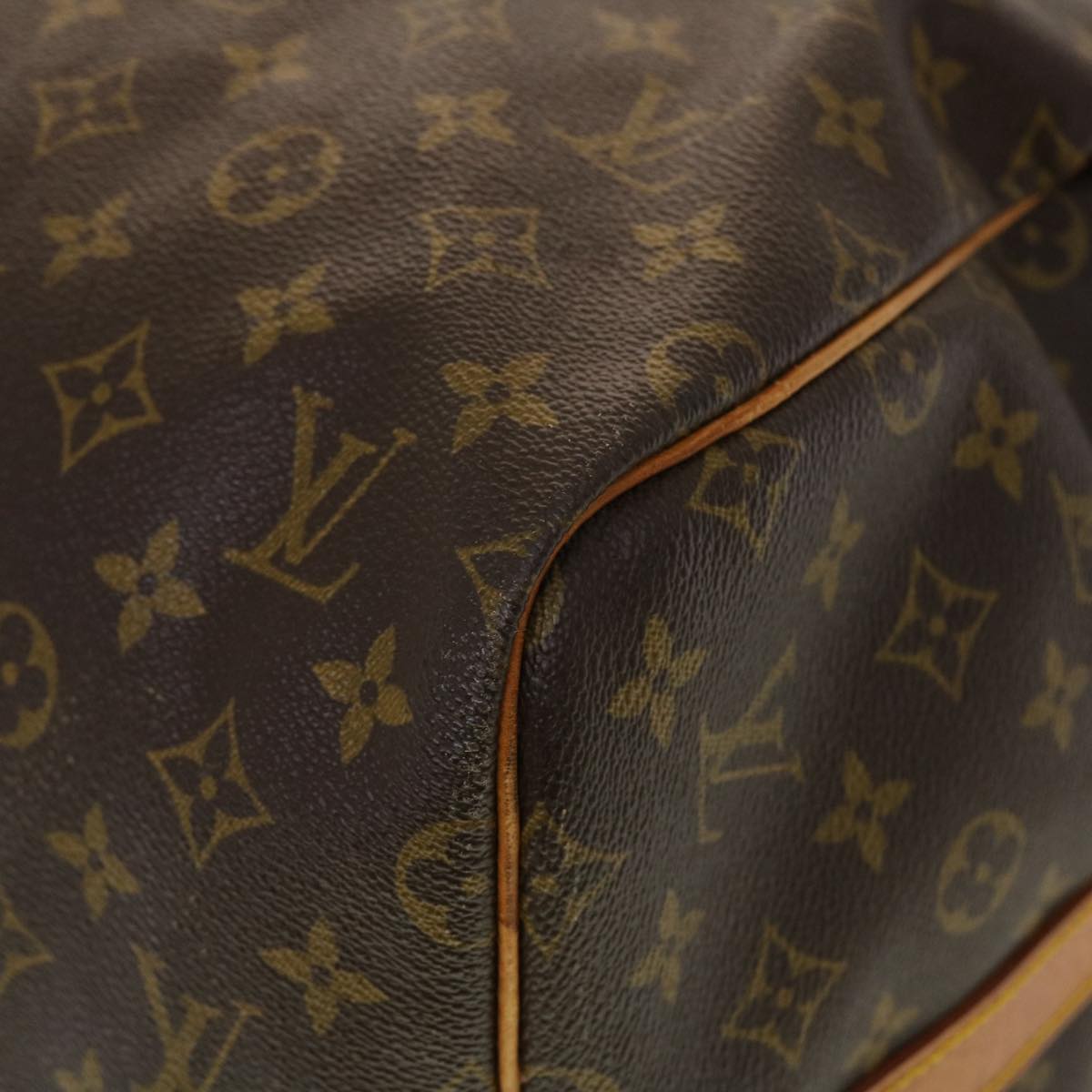 LOUIS VUITTON Monogram Keepall Bandouliere 55 Boston Bag M41414 LV yk7315
