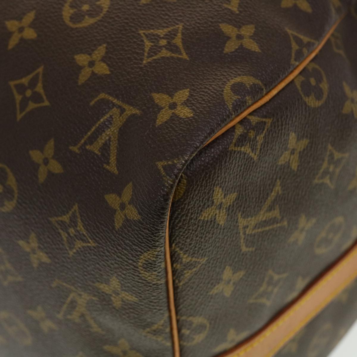 LOUIS VUITTON Monogram Keepall Bandouliere 55 Boston Bag M41414 LV yk7315