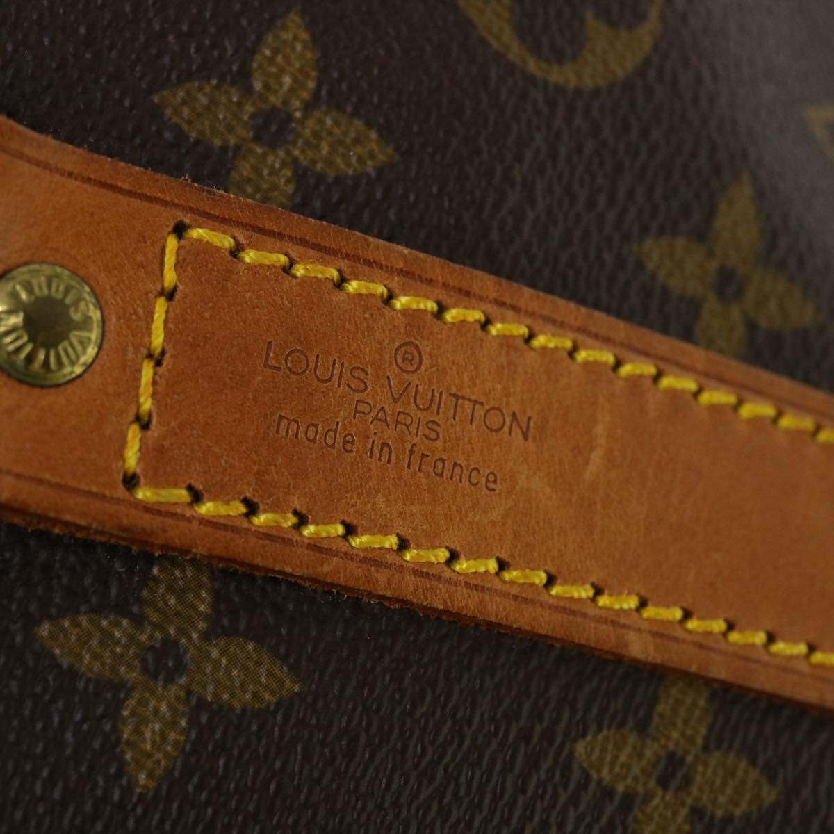 LOUIS VUITTON Monogram Keepall Bandouliere 55 Boston Bag M41414 LV yk7315