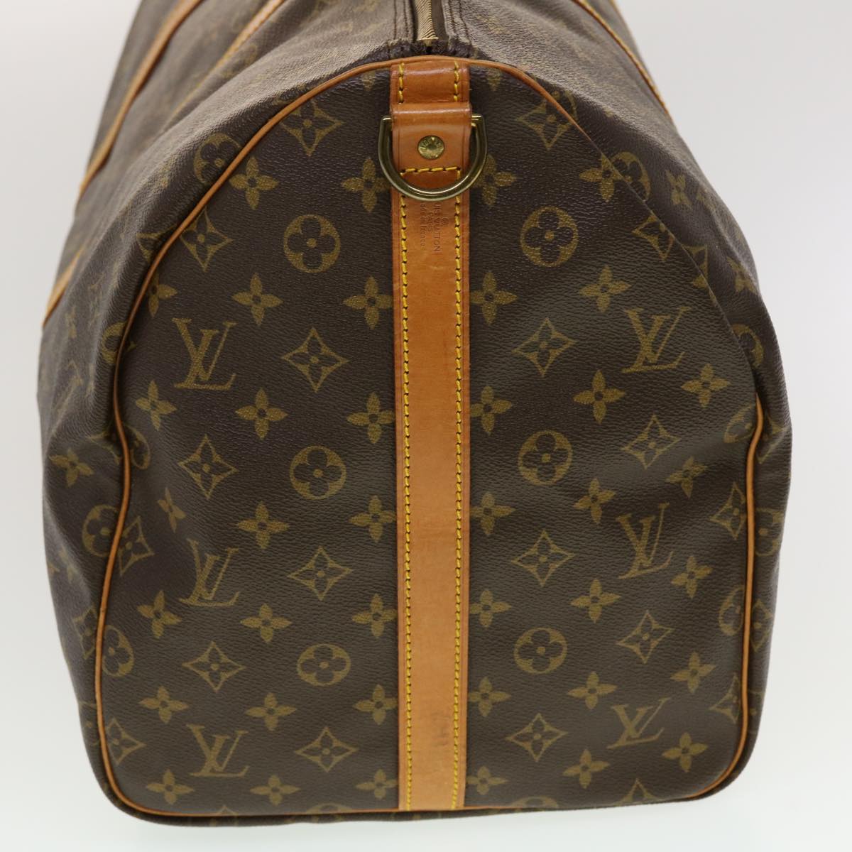 LOUIS VUITTON Monogram Keepall Bandouliere 55 Boston Bag M41414 LV yk7315