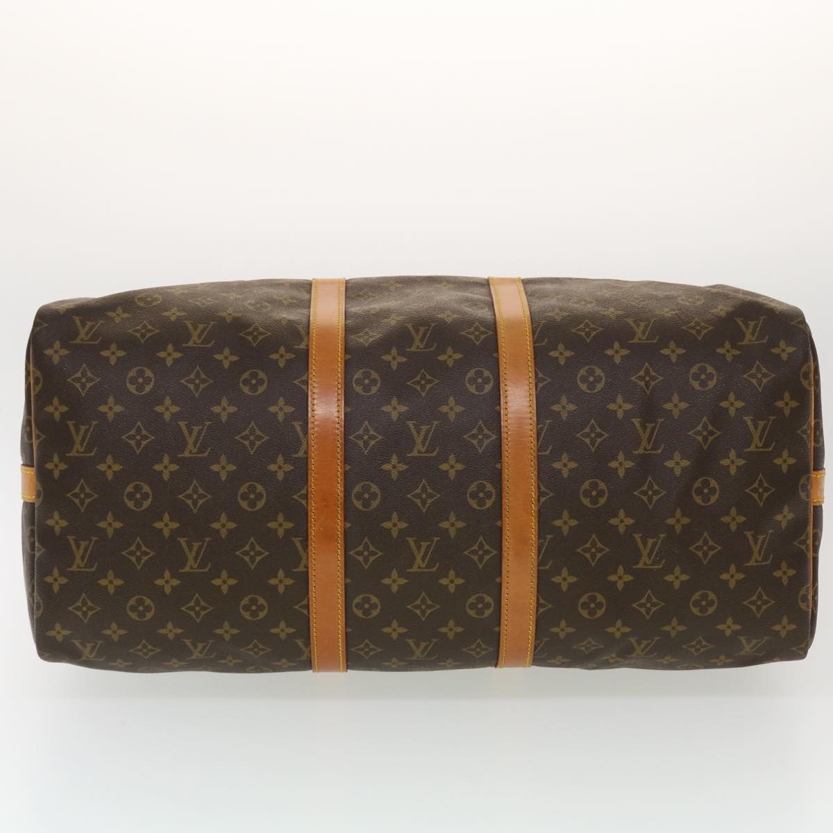 LOUIS VUITTON Monogram Keepall Bandouliere 55 Boston Bag M41414 LV yk7315