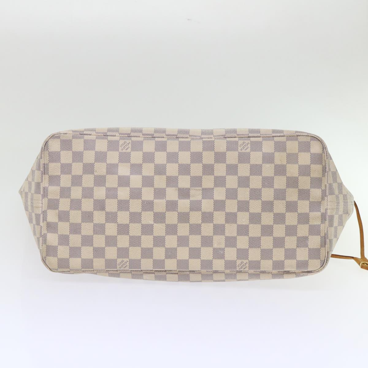 LOUIS VUITTON Damier Azur Neverfull GM Tote Bag N41360 LV yk7322