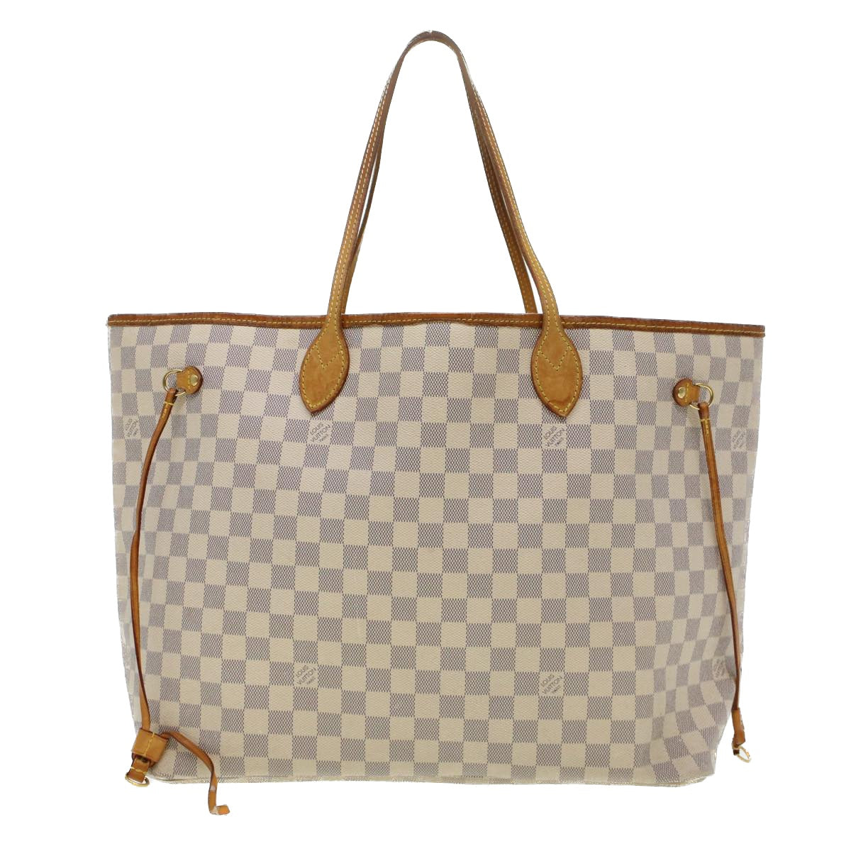 LOUIS VUITTON Damier Azur Neverfull GM Tote Bag N41360 LV yk7322