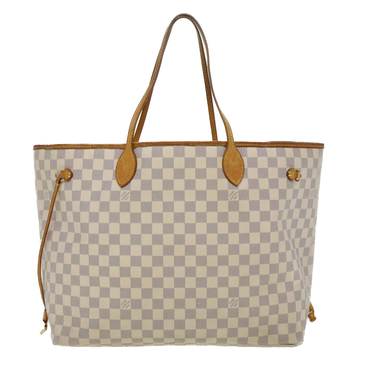 LOUIS VUITTON Damier Azur Neverfull GM Tote Bag N41360 LV yk7322