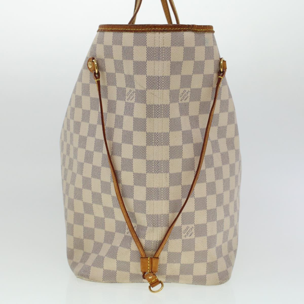 LOUIS VUITTON Damier Azur Neverfull GM Tote Bag N41360 LV yk7322