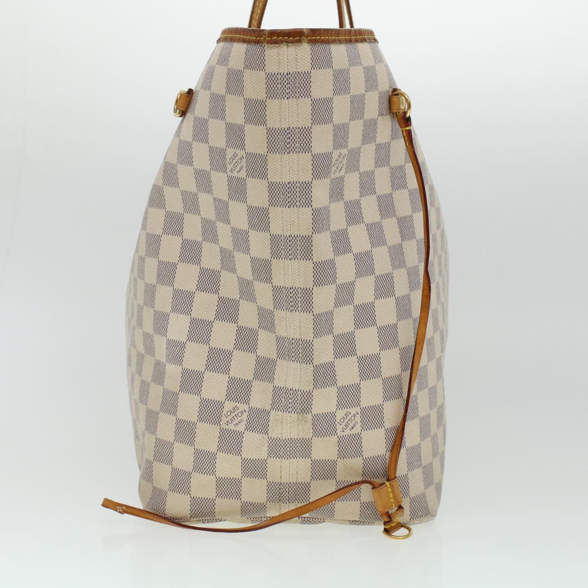 LOUIS VUITTON Damier Azur Neverfull GM Tote Bag N41360 LV yk7322