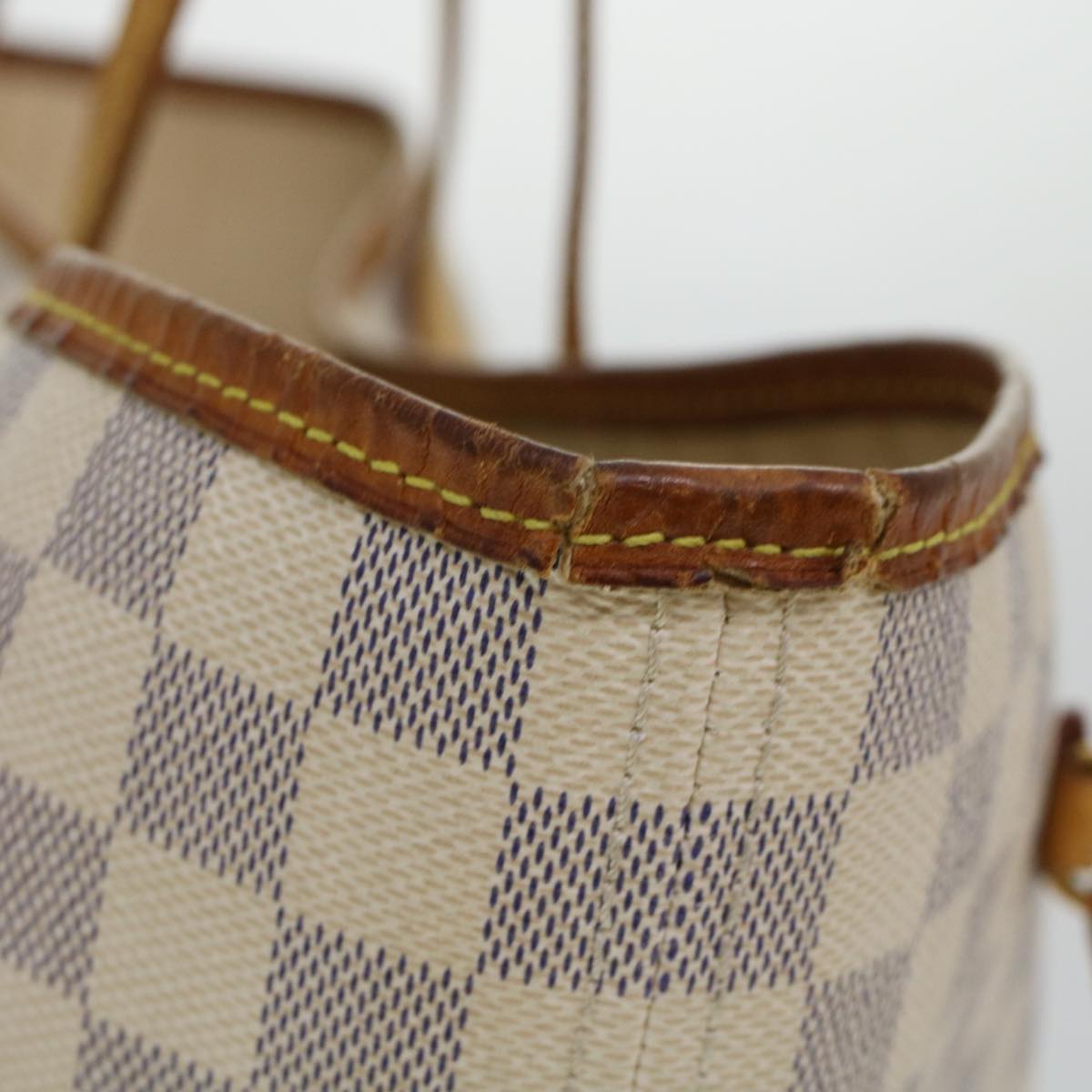 LOUIS VUITTON Damier Azur Neverfull GM Tote Bag N41360 LV yk7322