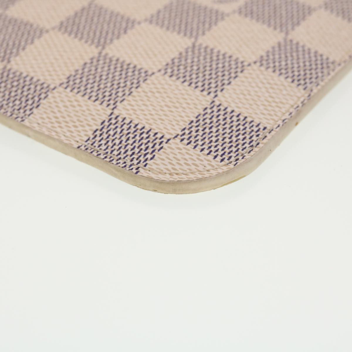 LOUIS VUITTON Damier Azur Neverfull MM Pouch Accessory Pouch LV yk7324