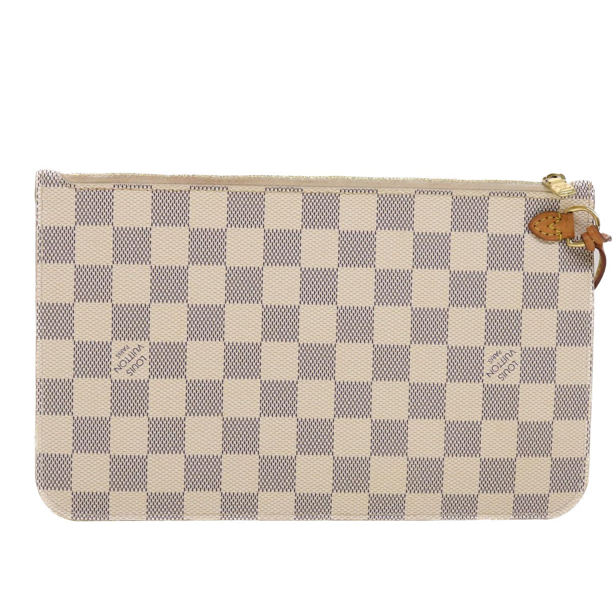 LOUIS VUITTON Damier Azur Neverfull MM Pouch Accessory Pouch LV yk7324