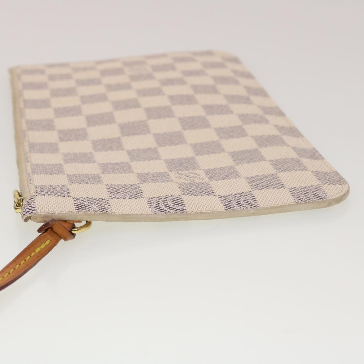 LOUIS VUITTON Damier Azur Neverfull MM Pouch Accessory Pouch LV yk7324