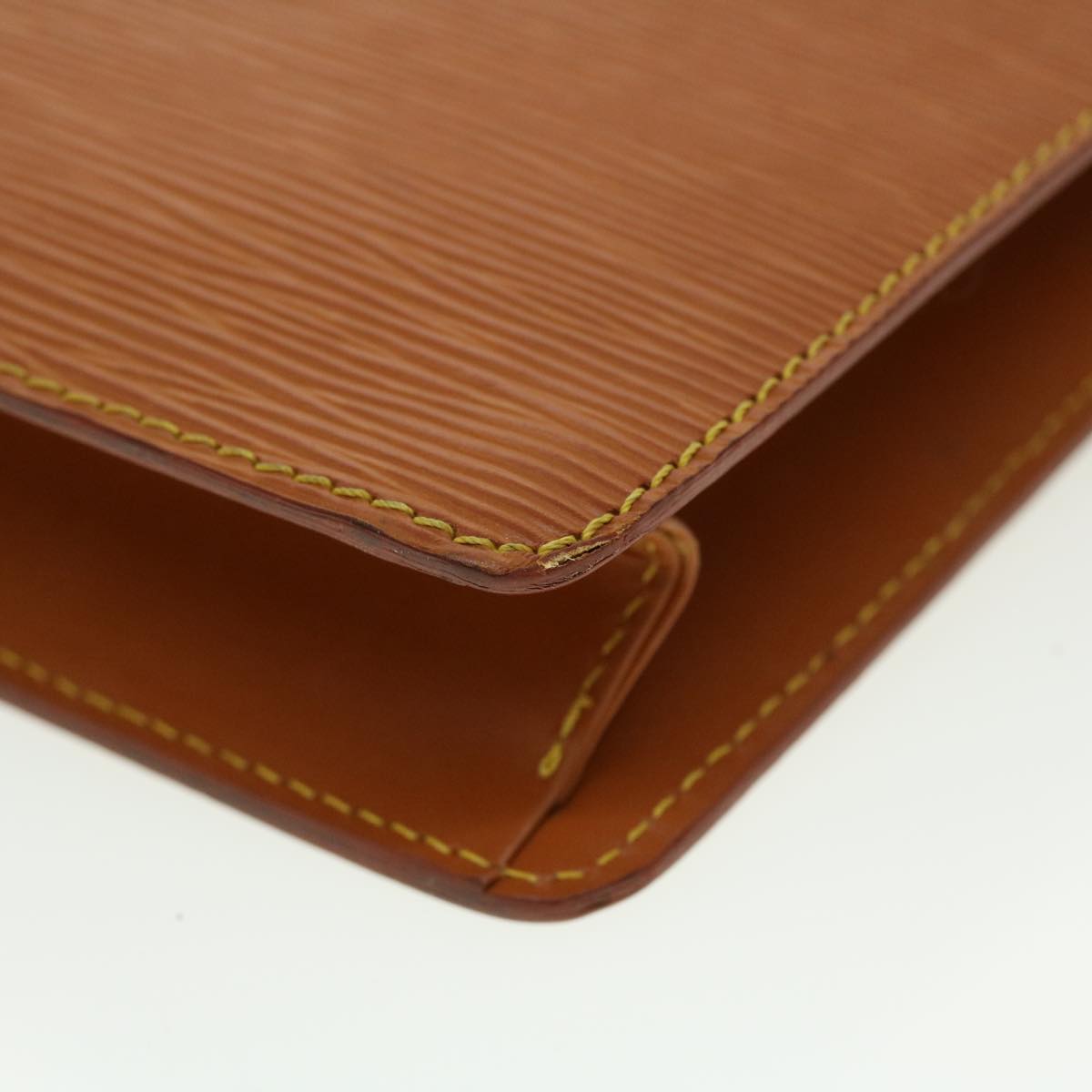 LOUIS VUITTON Epi Pochette Homme Clutch Bag Brown M52528 LV yk7334