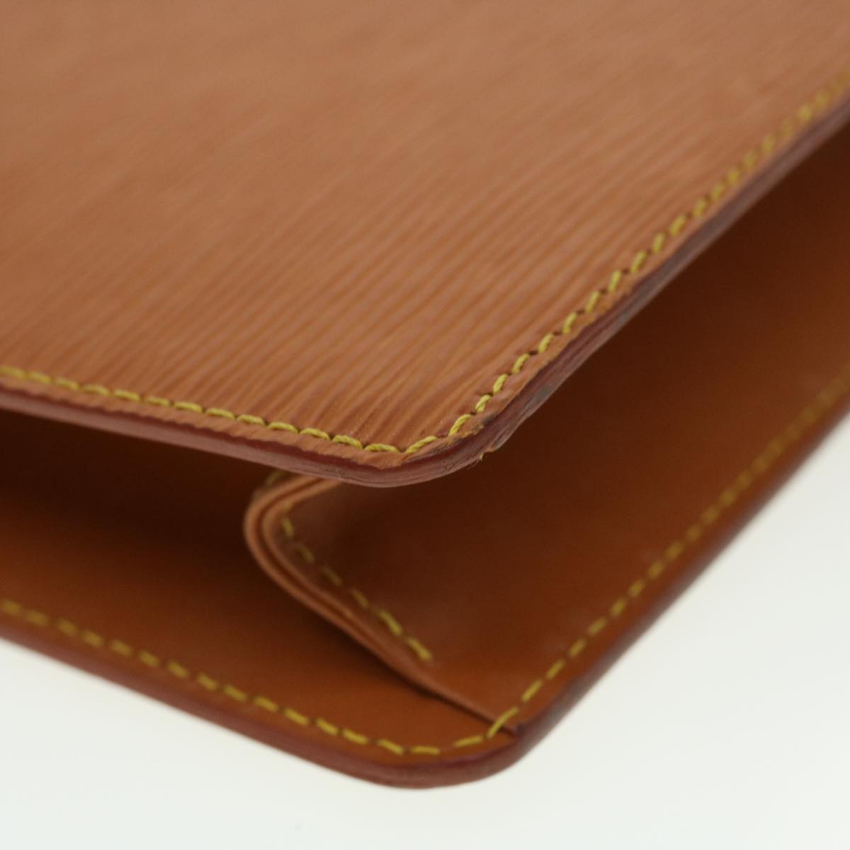 LOUIS VUITTON Epi Pochette Homme Clutch Bag Brown M52528 LV yk7334