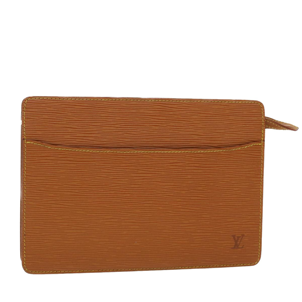LOUIS VUITTON Epi Pochette Homme Clutch Bag Brown M52528 LV yk7334