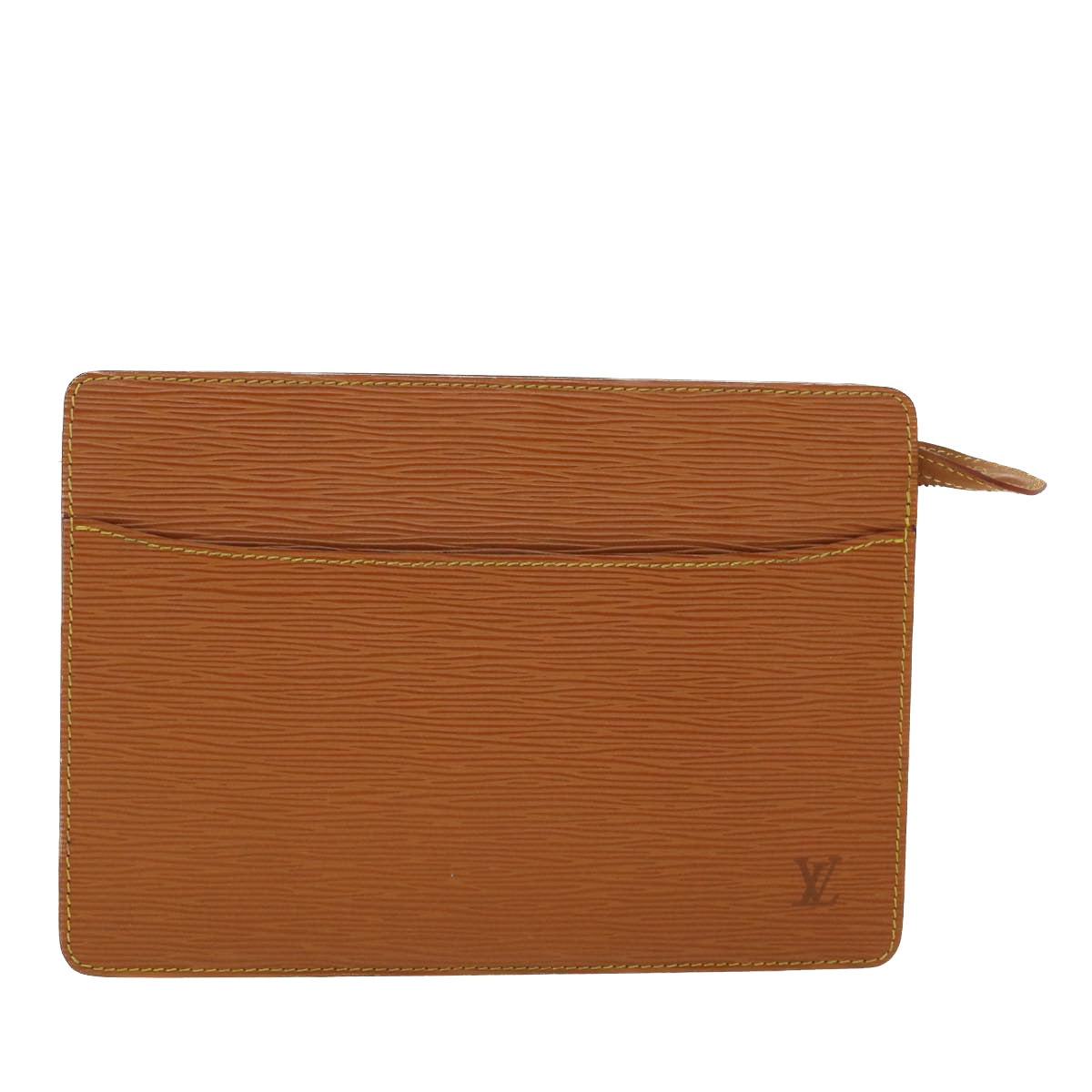 LOUIS VUITTON Epi Pochette Homme Clutch Bag Brown M52528 LV yk7334