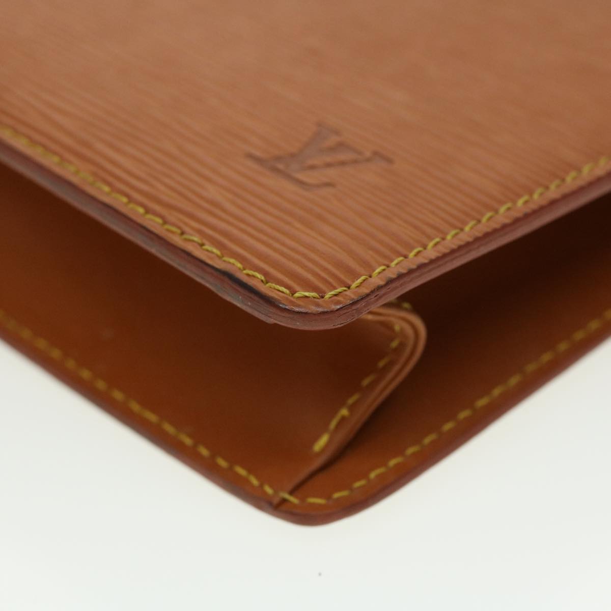 LOUIS VUITTON Epi Pochette Homme Clutch Bag Brown M52528 LV yk7334