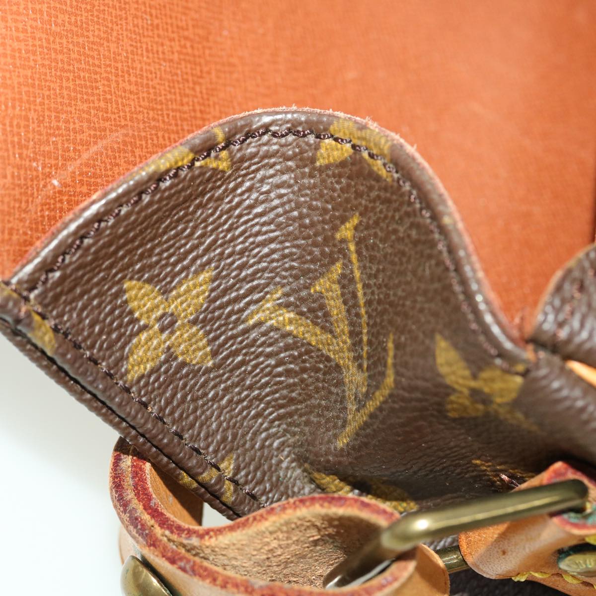 LOUIS VUITTON Monogram Cartouchiere MM Shoulder Bag M51253 LV yk7335
