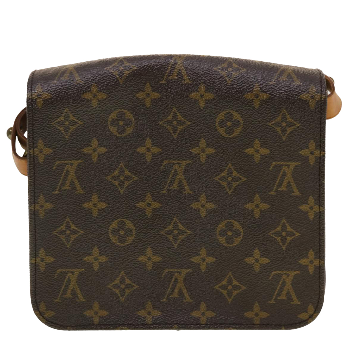 LOUIS VUITTON Monogram Cartouchiere MM Shoulder Bag M51253 LV yk7335