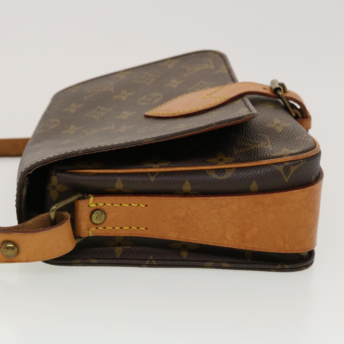 LOUIS VUITTON Monogram Cartouchiere MM Shoulder Bag M51253 LV yk7335