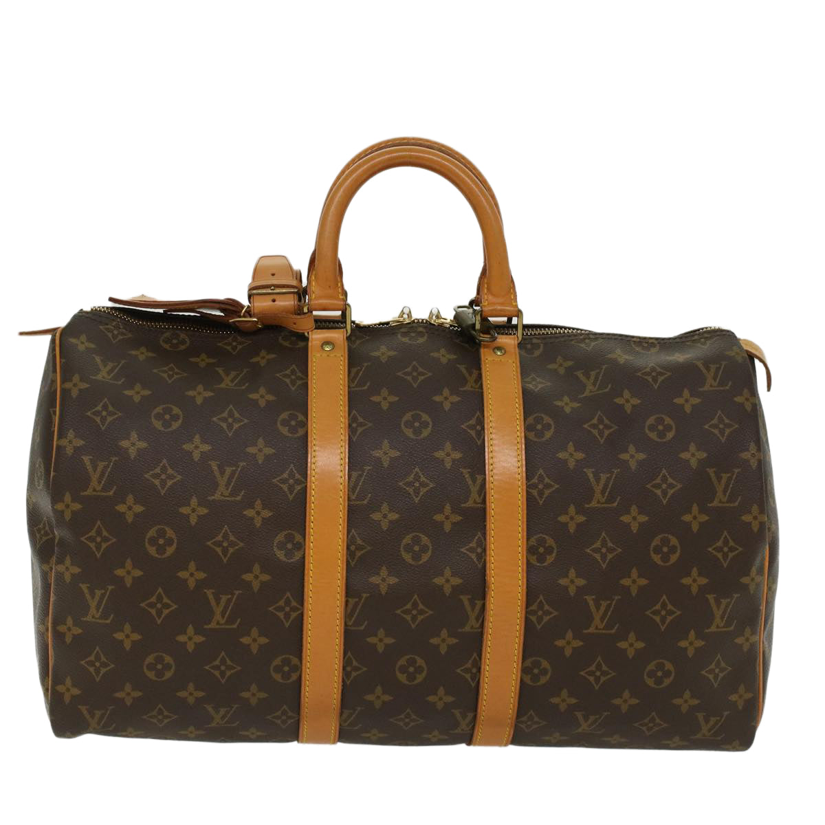 LOUIS VUITTON Monogram Keepall 45 Boston Bag M41428 LV yk7343