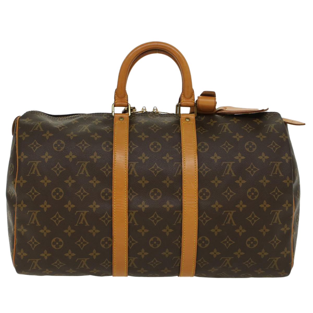 LOUIS VUITTON Monogram Keepall 45 Boston Bag M41428 LV yk7343