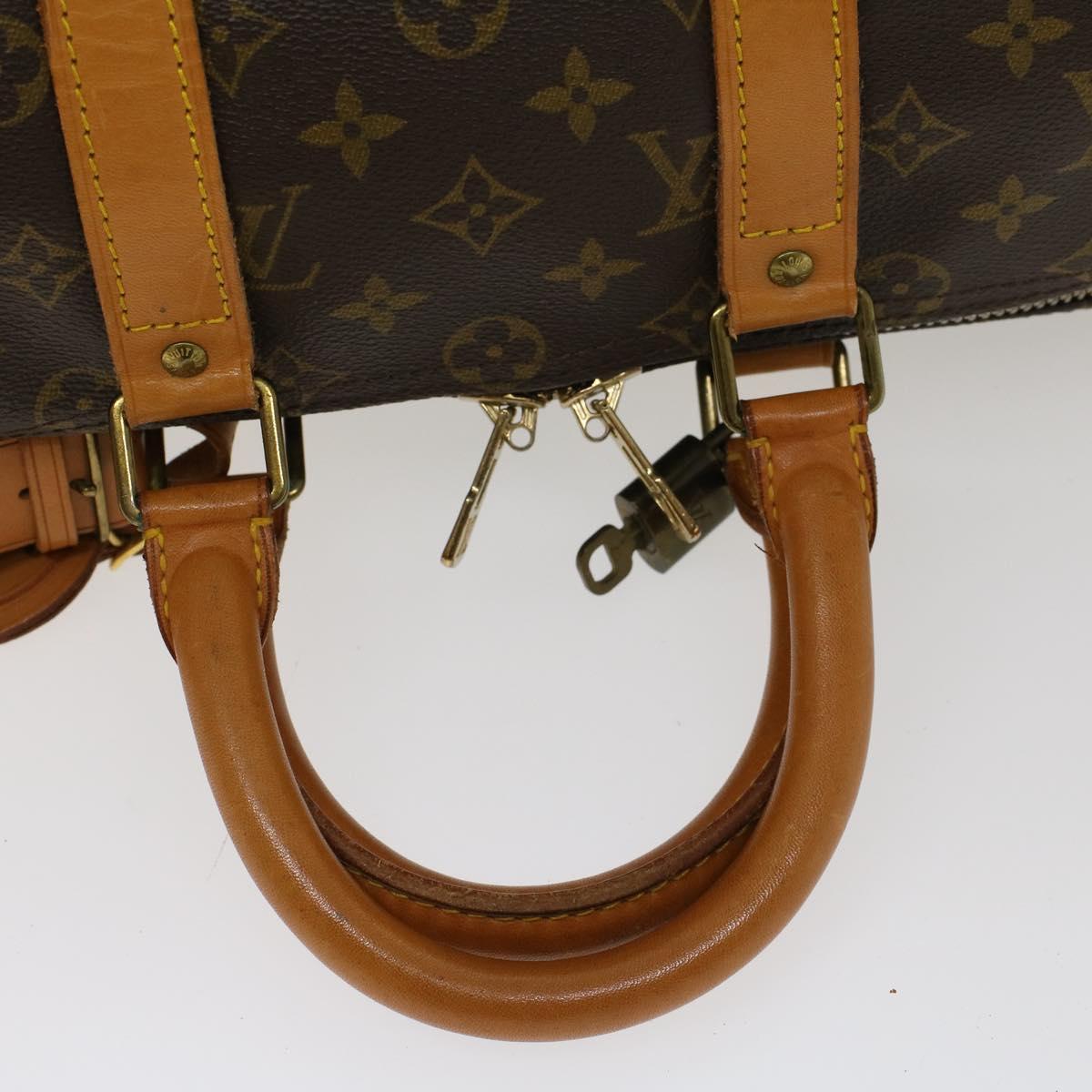 LOUIS VUITTON Monogram Keepall 45 Boston Bag M41428 LV yk7343