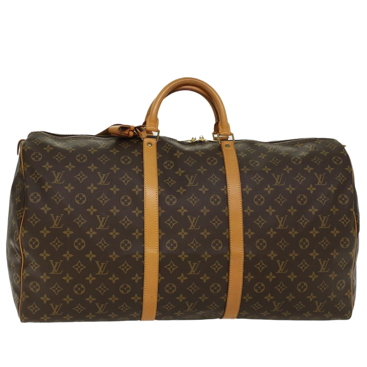 LOUIS VUITTON Monogram Keepall 60 Boston Bag M41422 LV yk7350