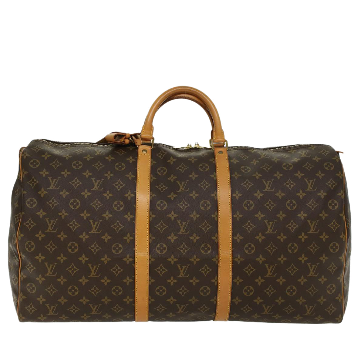 LOUIS VUITTON Monogram Keepall 60 Boston Bag M41422 LV yk7350