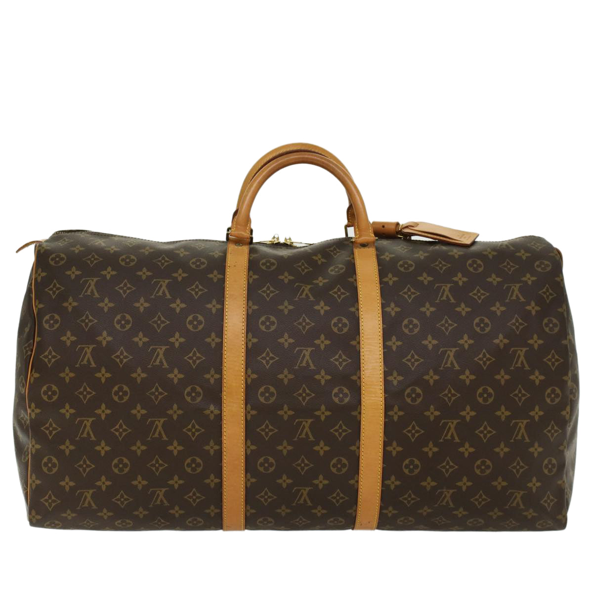 LOUIS VUITTON Monogram Keepall 60 Boston Bag M41422 LV yk7350